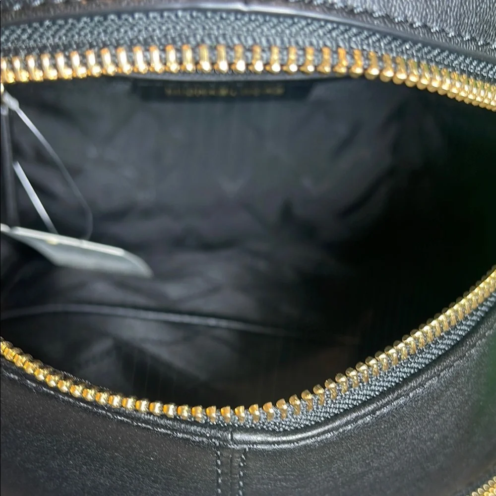 Michael Kors Embossed Black Backpack - Picture 9 of 9